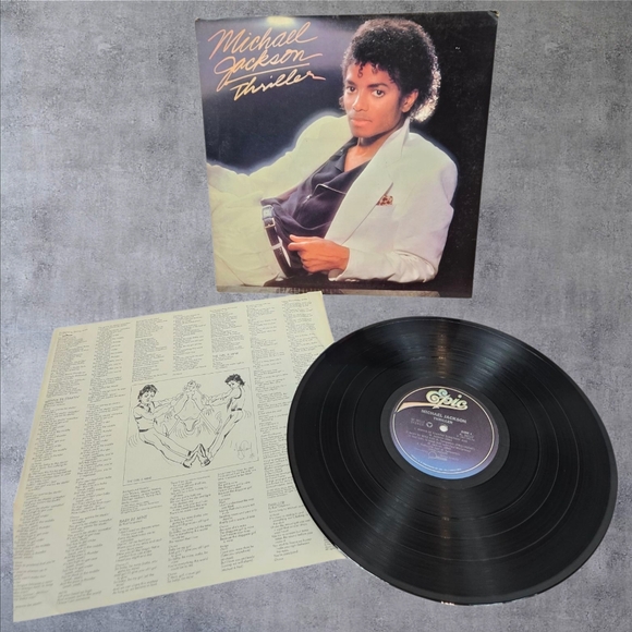 Michael Jackson Thriller Vinyl LP 1982 Epic Records Original QE 38112‎ - Picture 1 of 12